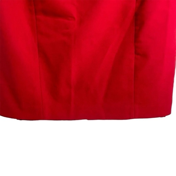 Express Women's Red Pencil Skirt Size 10 Knee Length Solid - Picture 9 of 11